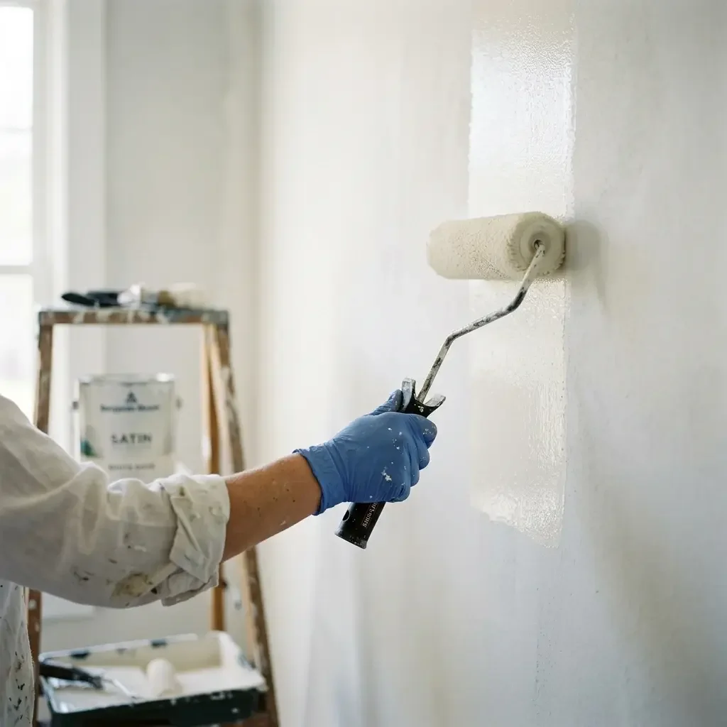 Peinture intérieure d'un mur
